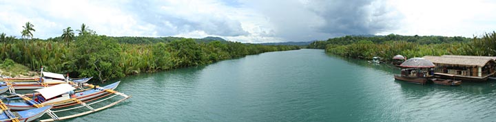 Panorama of Loboc River