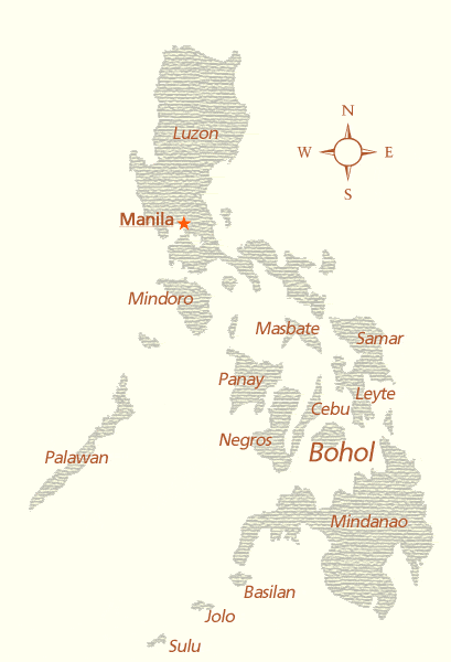 Overview map of the Philippines