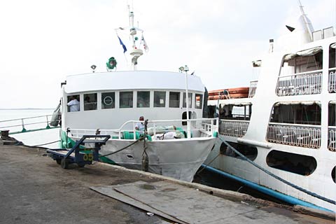 Boat for Bohol on Cebu Pier