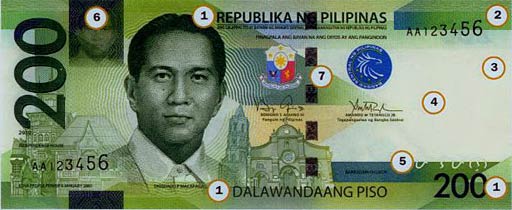 PHP 200 note obverse