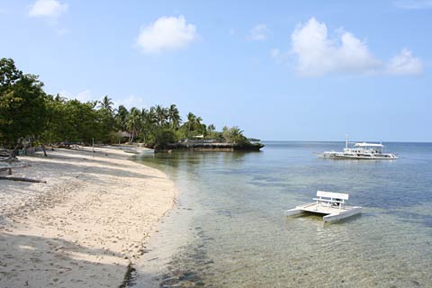 Beach on Cabilao Island