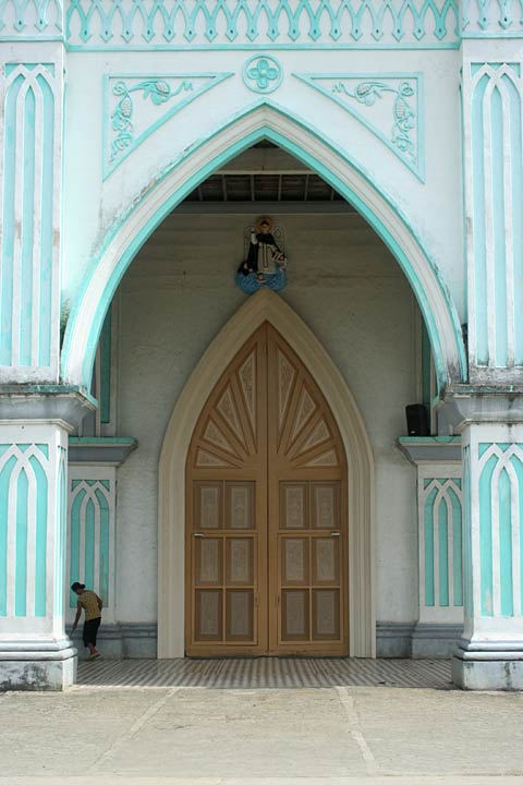 Calape Church Entrance
