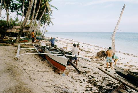 Fishermen's Boat on Anda Beach