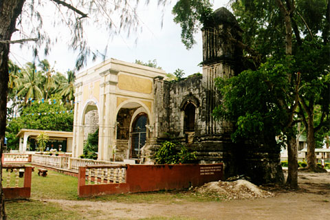 Panglao Facade of Old Church