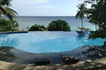 Infinity pool at amun ini Resort